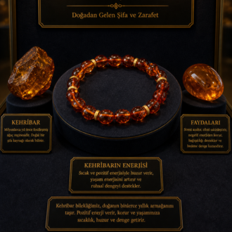KEHRİBAR BİLEKLİK İLE AURA TEMİZLİĞİ
