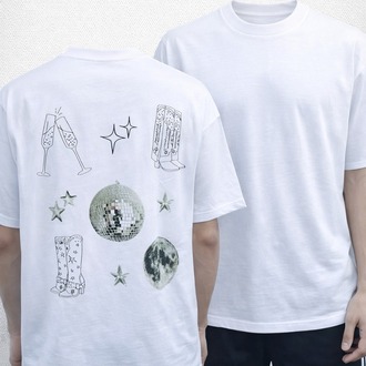 “Streetwear Baskılı Beyaz T-Shirt”