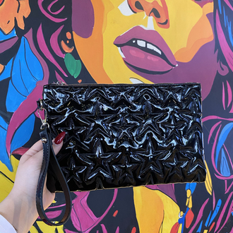 Yıldızlı clutch çanta 