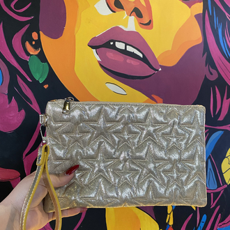 Yıldızlı clutch çanta 