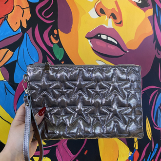 Yıldızlı clutch çanta 