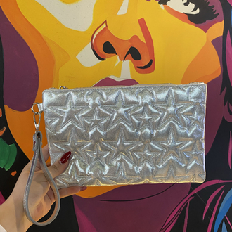 Yıldızlı clutch çanta 