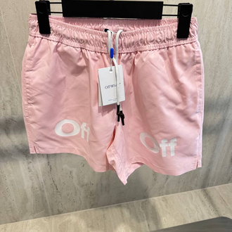 Off White Pudra Pembe Deniz Şort