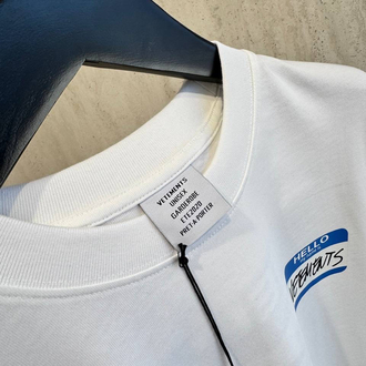 Vetements Beyaz Tshirt