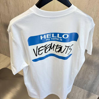 Vetements Beyaz Tshirt