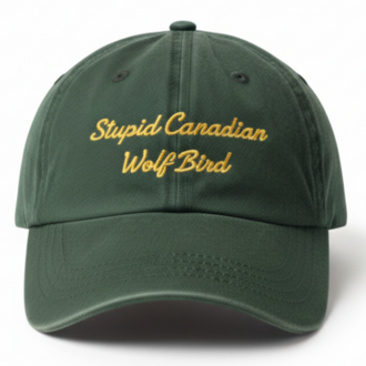 Stupid Canadian Wolf Bird Nakışlı Şapka LIMITED