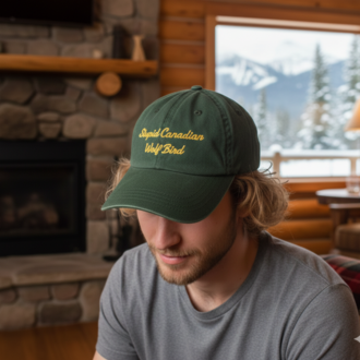 Stupid Canadian Wolf Bird Nakışlı Şapka LIMITED