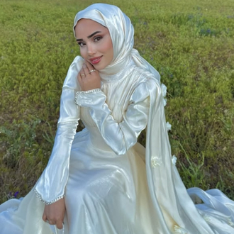 Kuğ söz nişanlık ve nikah elbisesi