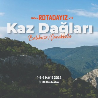 Rotadayız Kaz Dağları Rotası Oli Kazdağları Başlangıç.