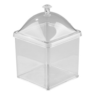 Polikarbon Kapak-15x15cm Waffle Sos Kabı Kapağı