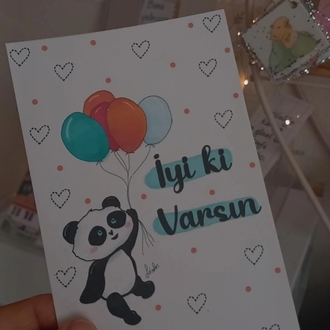 iyi ki varsın kartı