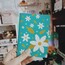 Papatyalı Mini Çizgisiz Defter