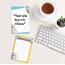 Yeni işinde başarılar Tebrik Kartı a6 memopad