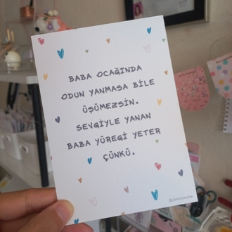 Babalar Günü Tebrik Kartı
