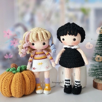 Wednesday & Enid Amigurumi Türkçe Desen