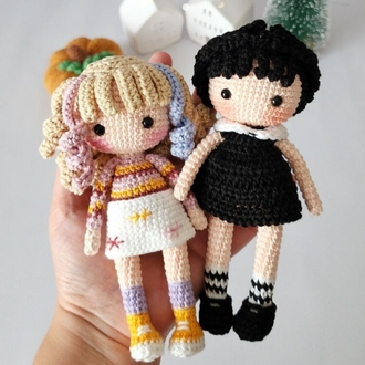 Wednesday & Enid Amigurumi Türkçe Desen