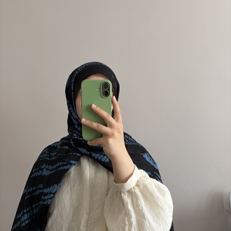 Black and blue Nefes Şal