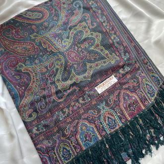Zümrüt Pembe Premium pashmina YENİ SEZON