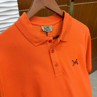 HERMES PREMİUM TURUNCU YAKALI T-SHİRT