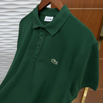 LACOSTE PREMİUM YEŞİL YAKALI T-SHİRT