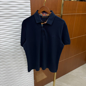 ETRO PREMİUM LACİVERT YAKALI T-SHİRT
