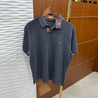 ETRO PREMİUM ANTRASİT YAKALI T-SHİRT