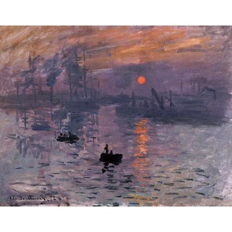 Claude Monet - Gün Doğumu Kolyesi