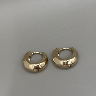 Kadın Kararmaz Çelik Gold Mini Halka Küpe