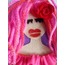 Keçe Kız ve Gül Figürlü Popart Buzdolabı Magnet