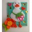 Keçe Ördek ve Çiçek Figürlü Buzdolabı Magnet