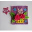 Keçe Kedi ve Çiçek Figürlü Buzdolabı Magnet