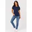 Basic Tişört Bisiklet Yaka Kısa Kol Günlük Yazlık Slim Fit T-Shirt - Lacivert