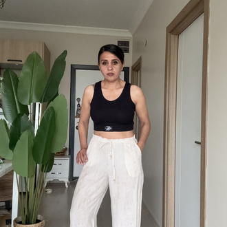 Ck Crop Siyah 