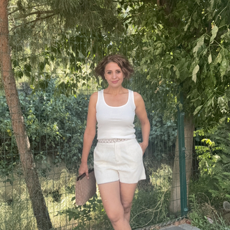 Her iki cepli Şort 