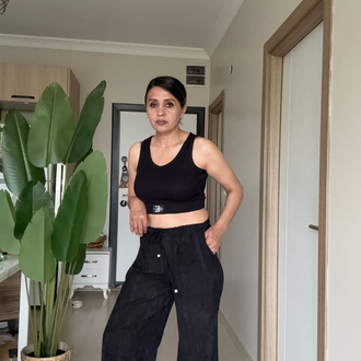 Ck Crop Siyah 