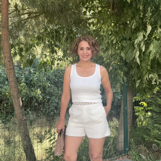 Her iki cepli Şort 