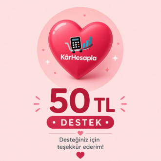 50 TL Destek