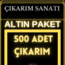 ÇIKARIM SANATI | ALTIN PAKET | 