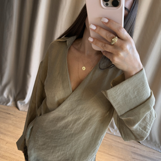 İpek şifon gömlek