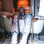 “LWBH” Lace denim in Ice wash