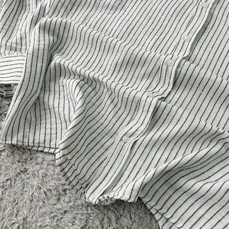 Zara Old Money Ham Keten Gömlek 