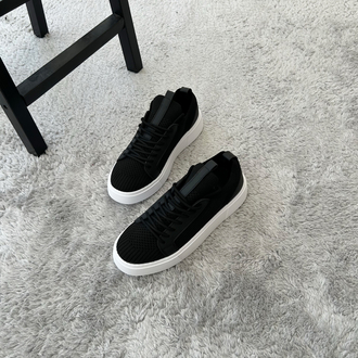 Triko Casual Premium Ayakkabı | Siyah