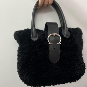 Kışlık peluş çanta