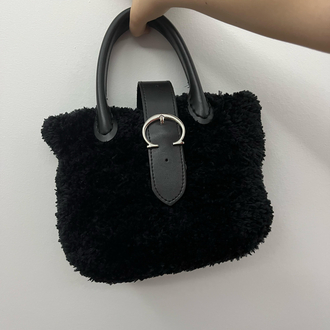 Kışlık peluş çanta