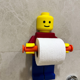 Lego tuvalet kağıdı tutucu