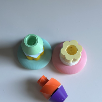 Pastel Şamdan (2 adet)