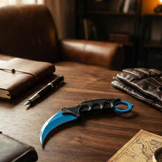 Karambit Figürü - Dekoratif Replika Bıçak Figürü