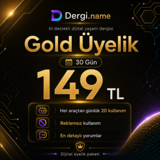 Dergi.name Gold Üyelik - 30 Gün