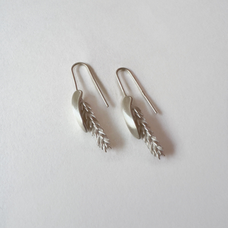 Spike Gümüş Küpe ~ Silver