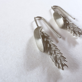 Spike Gümüş Küpe ~ Silver